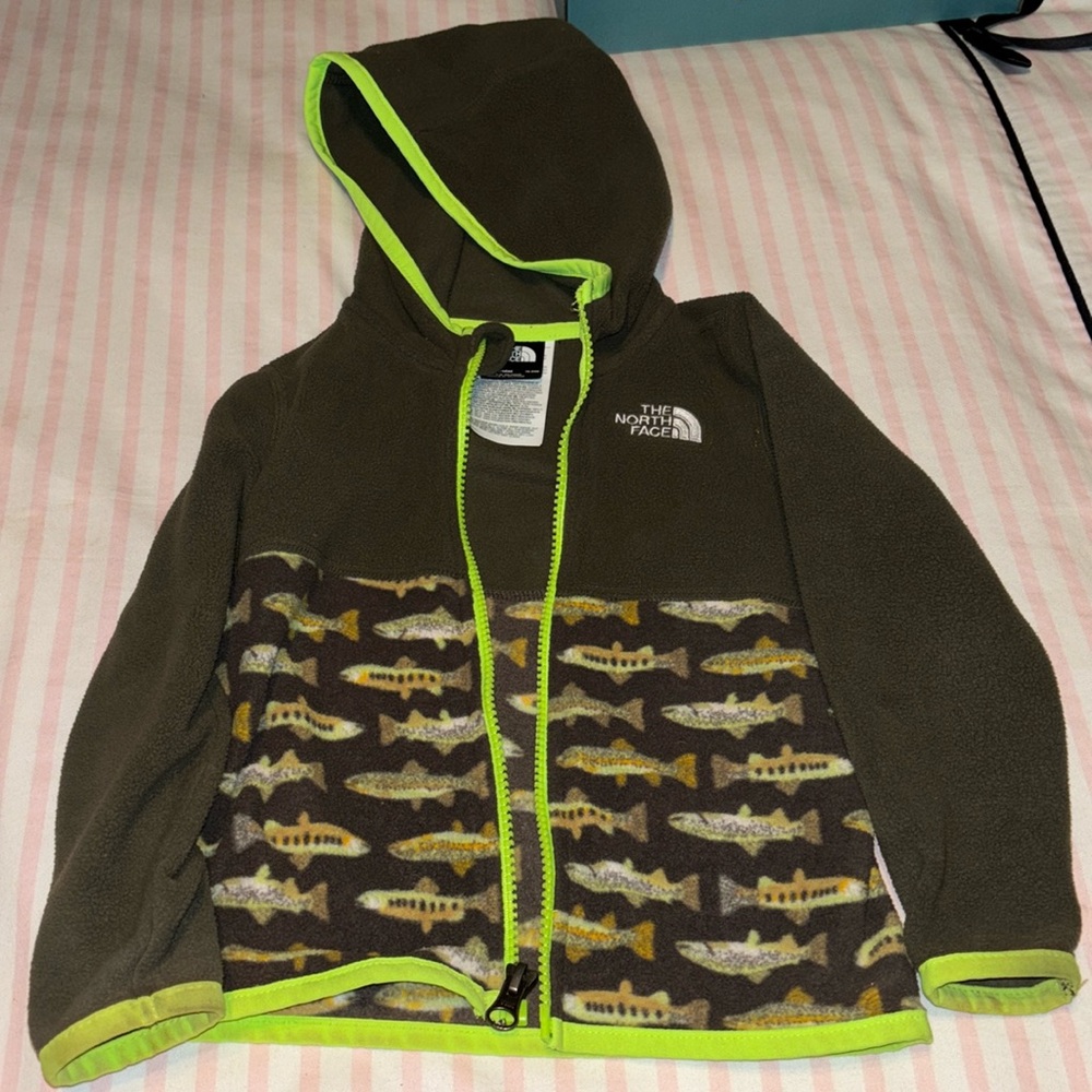 Boys 18-24mos The North Face trout fleece jacket
